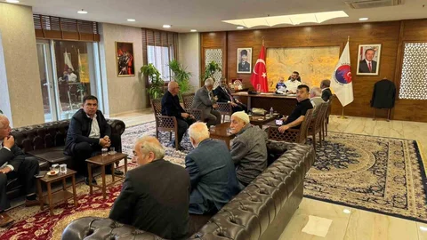 Karabük'te Başkan Çetinkaya'ya Teşekkür Ziyareti