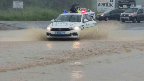 Bartın'da Irmak Taştı
