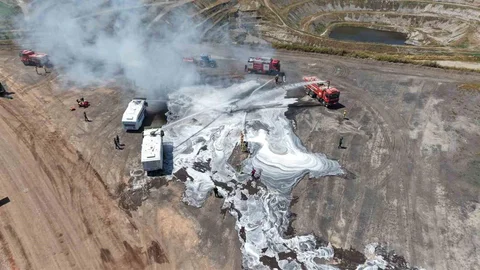 Aydın'da Orman Yangını Tatbikatı Başarıyla Gerçekleşti