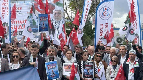 HAK-İŞ'ten İsrail'e Protesto Mesajı