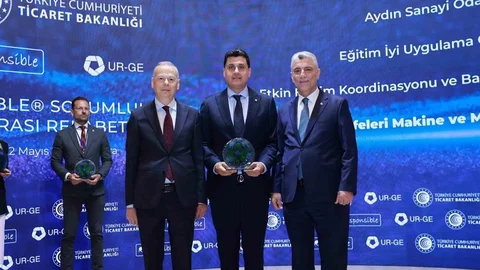 Aydın Sanayi Odası'na Ödül Verildi
