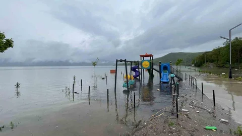 Almus Barajı'ndaki Su Yükselmesi
