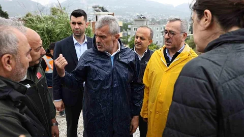 Hatay'da Yağış Sonrası İnceleme
