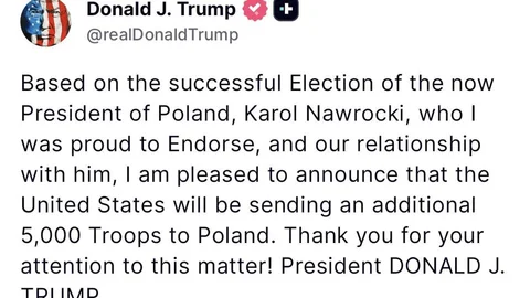 Trump Polonya'ya 5 Bin Asker Gönderecek