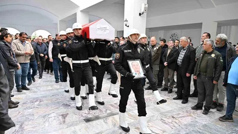 Eskişehir’de Vefat Eden Polis Memuru Uğurlandı