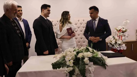 Milli Aile Haftası'nda Nikah Töreni