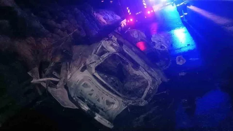 Alanya'da Feci Otomobil Kazası