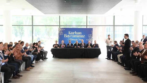 İnegöl Protokolü Bayramlaşma Töreninde Buluştu