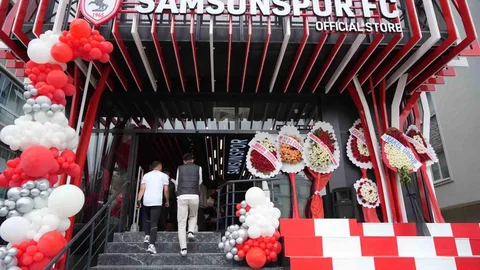 Samsunspor'un Beşinci Mağazası Açıldı