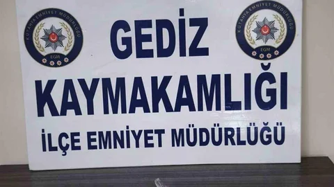 Kütahya Gediz'de Uyuşturucu Operasyonu