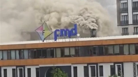 Elazığ'da Baca Yangını Paniğe Neden Oldu