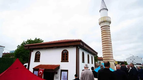 Edirne'de Tarihi Camii Yeniden Açıldı