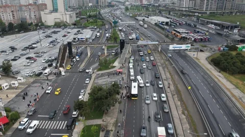 İstanbul'da Bayram Öncesi Trafik Yoğunluğu