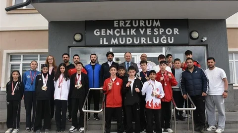 Erzurum'da Tekvando Başarısı Artıyor