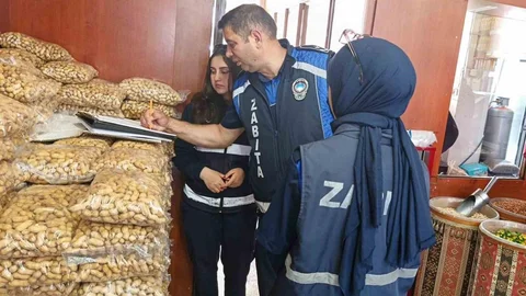 Erzincan'da Kuruyemiş Denetimi Yapıldı