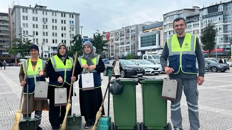 Samsun'da Çalışanlara Bayram İkramiyesi