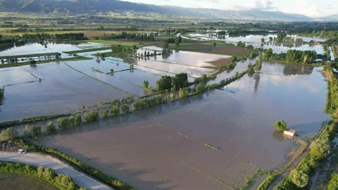 Tokat’ta Tarım Arazileri Sular Altında Kaldı