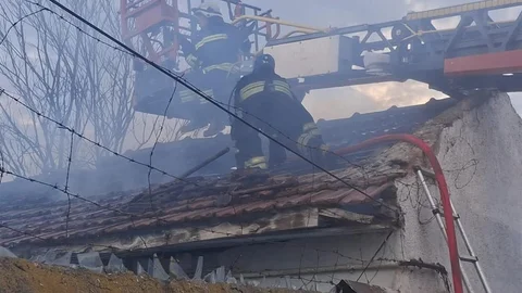 Eskişehir'de Müstakil Evde Yangın