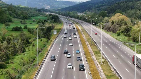 Bolu Geçişinde Bayram Yoğunluğu