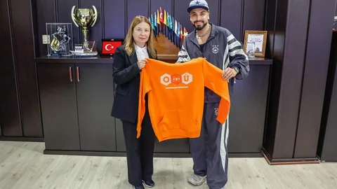 Sefo, OMÜ Rektörü Aydın’ı Ziyaret Etti