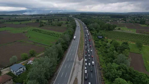 Sakarya'da Trafik Yoğunluğu Yaşandı