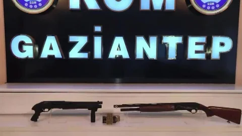Gaziantep'te Ruhsatsız Silah Operasyonu