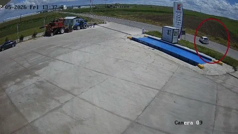 Diyarbakır'da Trafik Kazası Görüntülendi