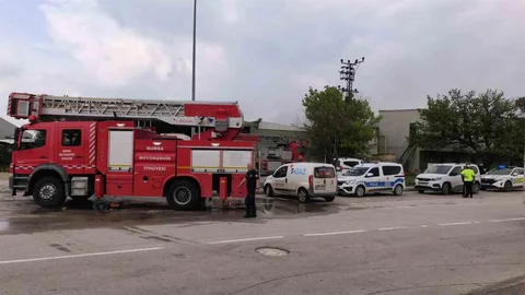 Bursa İnegöl'de Fabrika Yangını