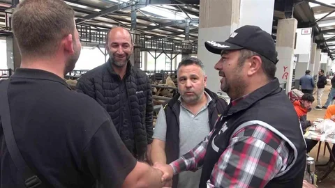 Bursa'da Kurban Pazarında Eğlenceli Anlar