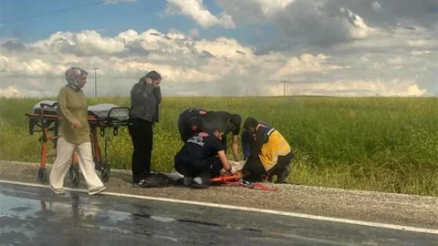 Diyarbakır'da Minibüs Takla Attı