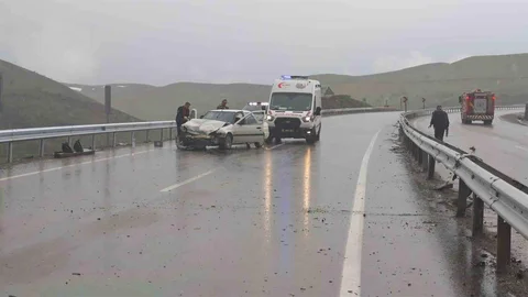 Erzurum'da Zincirleme Trafik Kazası