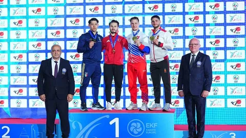 Enes Özdemir Avrupa Karate Şampiyonu Oldu