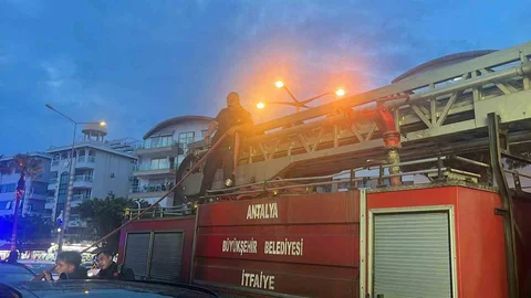 Alanya'da Otel Mutfak Yangını