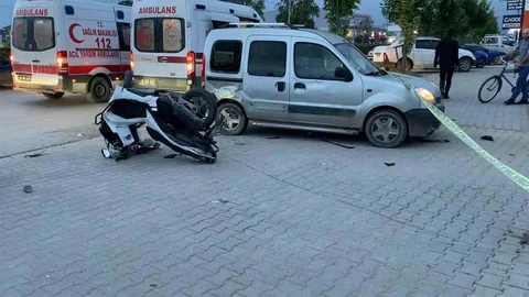 Bursa'da Motosiklet Kazası