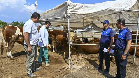 Muratpaşa'da Kurban Kesim Alanları Hazırlandı