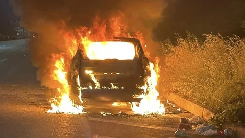 Samsun'da Araç Yangını Faciası