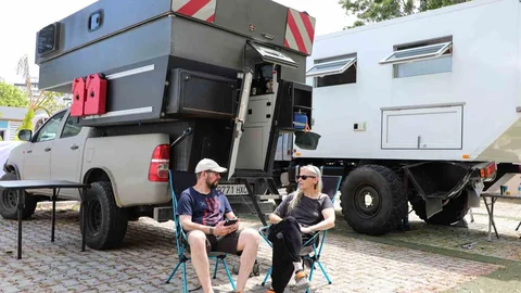 Antalya Bayramda Karavan Tutkunlarının Tercihi Oldu