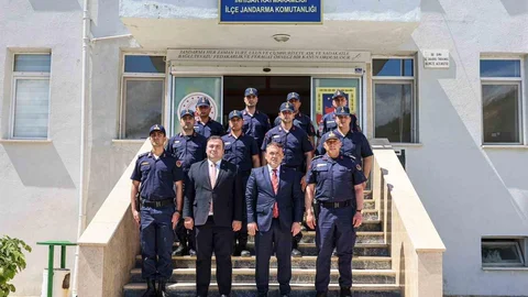 Bilecik İnhisar'da Jandarma Ziyareti