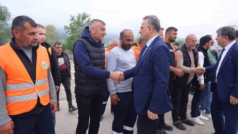 Samsun'da Bayramlaşma Töreni