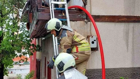 Beypazarı'nda Yangın Paniği Yaşandı