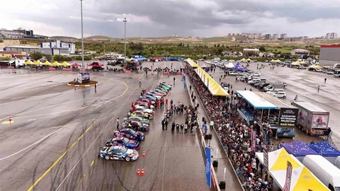 Gaziantep'te Drift Şampiyonası Düzenlendi