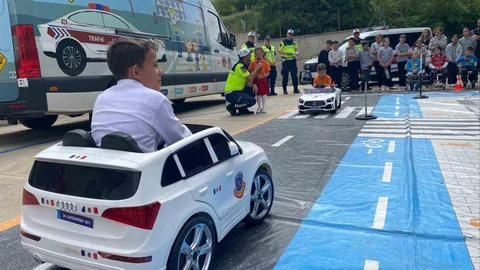 Kırklareli'nde Öğrencilere Trafik Eğitimi Verildi