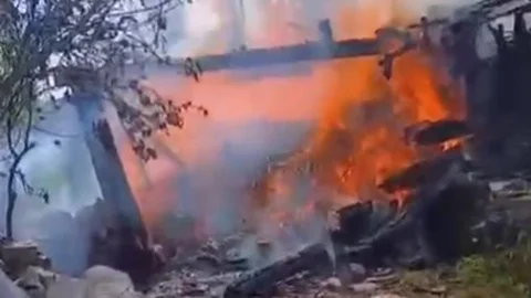 Kastamonu'da Samanlık Yangını