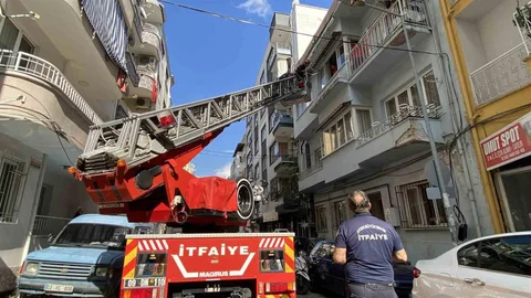 Aydın'da İtfaiye Ekipleri Hastaya Yardım Etti