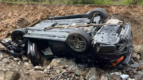 Yozgat'ta Takla Atan Araçta 4 Yaralı