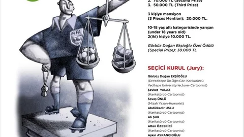 Denizli'de Karikatür Yarışması Yoğun İlgi Görüyor