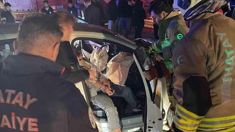 Samandağ'da Trafik Kazası Gerçekleşti