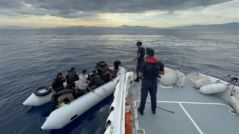 Aydın'da Düzensiz Göçmen Kurtarıldı