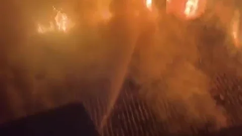 Bursa'da Gece Yangını Paniğe Neden Oldu