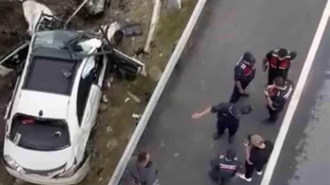 Otomobil Direğe Çarptı: Bir Kişi Hayatını Kaybetti